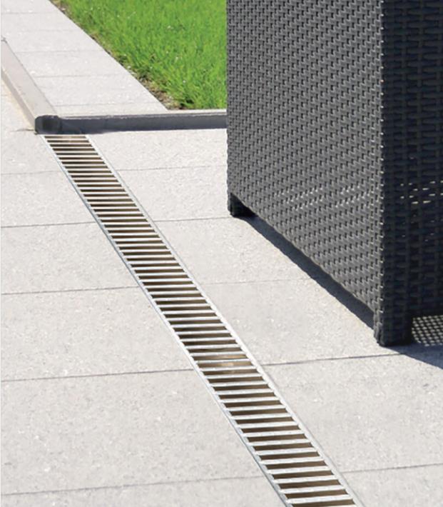 不锈钢格栅式排水沟案例
