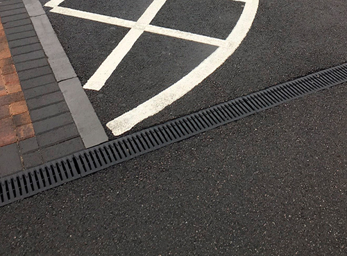 树脂混凝土排水沟道路案例