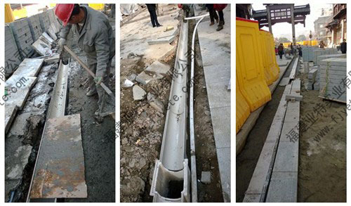 缝隙式排水沟集水井案例